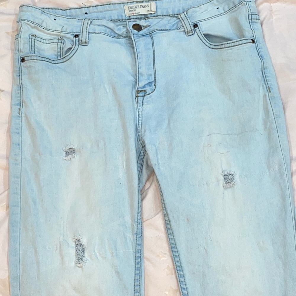 Light blue jeans